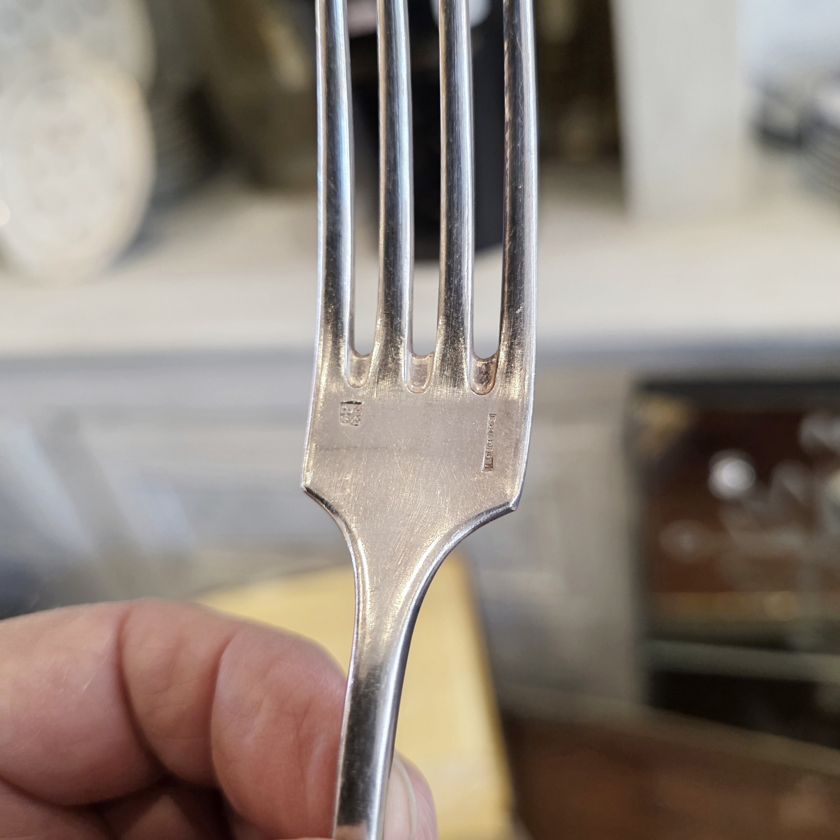 A French Silver set of Forks and Spoons A French Silver set of Forks and Spoons